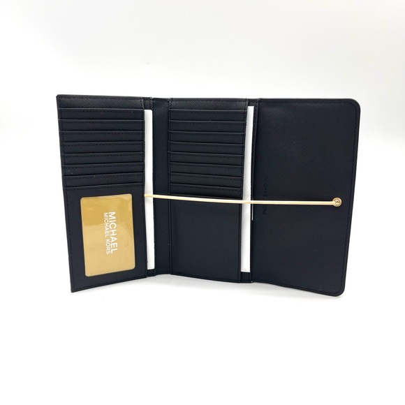 Michael Kors Gilly Tote Bag Black & Trifold Wallet - Picture 8 of 10